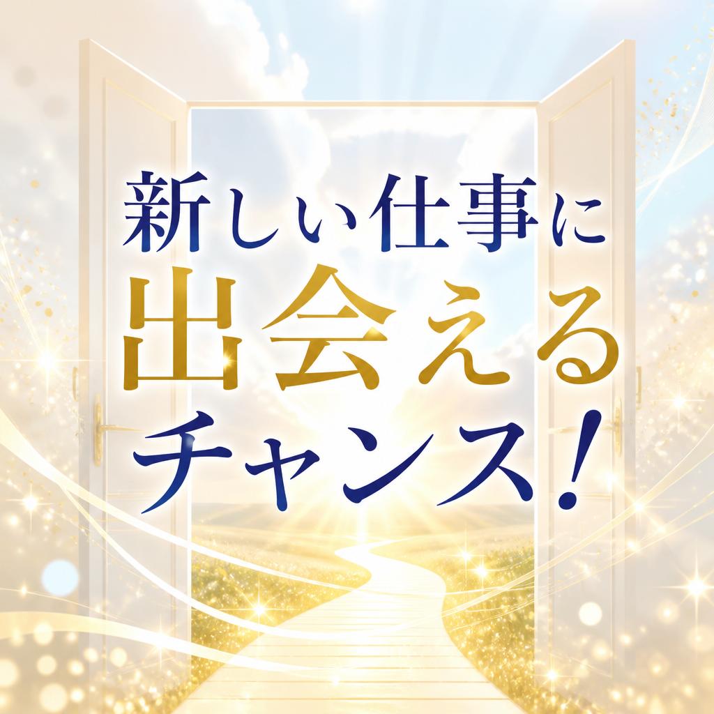 新しい仕事に出会えるチャンス！